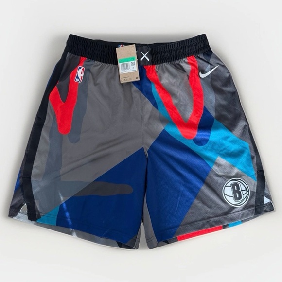 Size XL - Nike NBA x KAWS Brooklyn Nets City Edition Shorts - (DX8694-010)